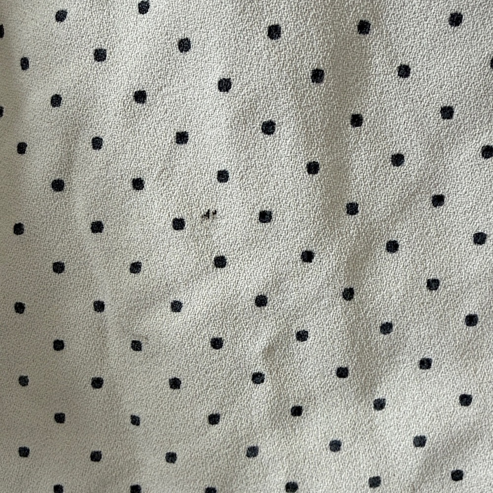 Vintage Young Edwardian by Arpeja Babydoll Mini Dress Polka Dot Flare Sleeves - Picture 8 of 14